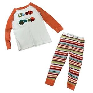 🟠GAP: Boy 18-24 M, long sleeve bug theme pajama top w/matching pajama pants🟠